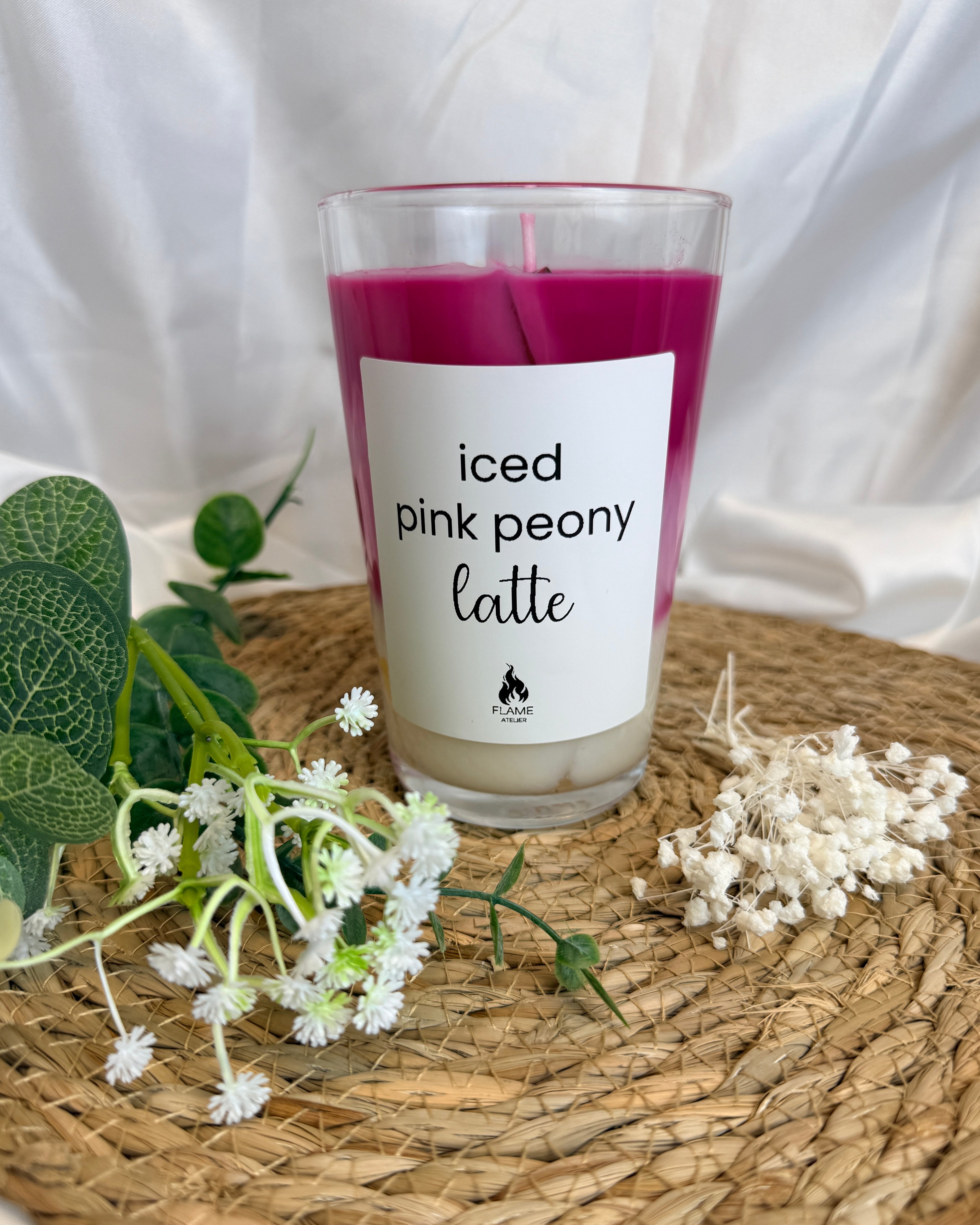 Iced Pink Peony Latte